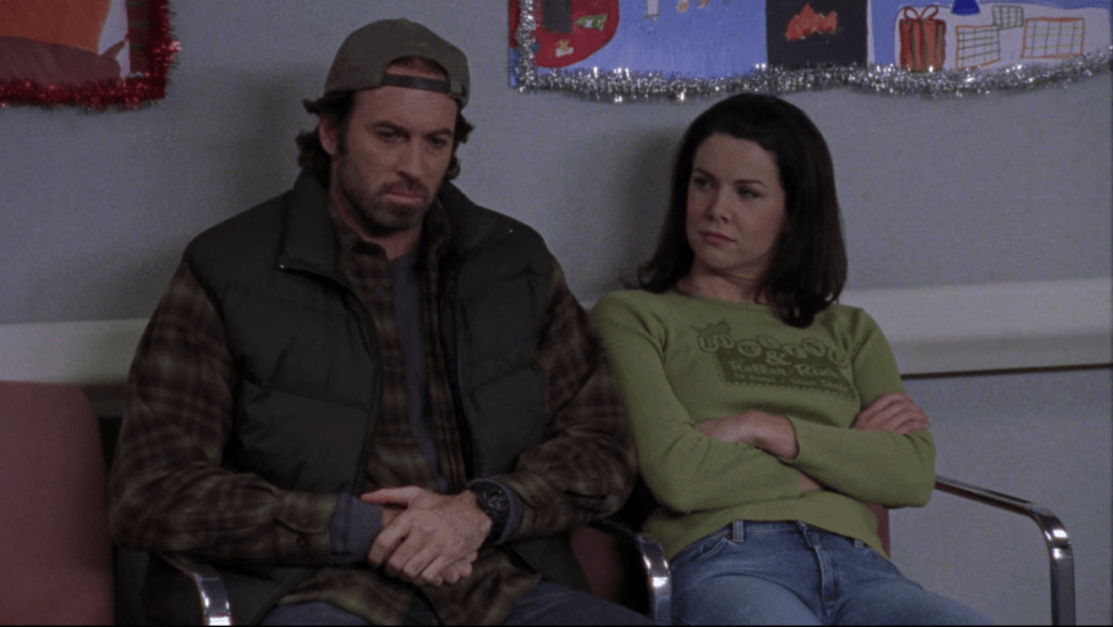 Screenshot from season 1 of "Gilmore Girls."