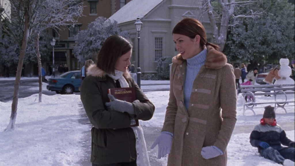 Screenshot from season 4 of "Gilmore Girls."